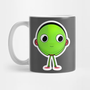 Little Green Martian Mug